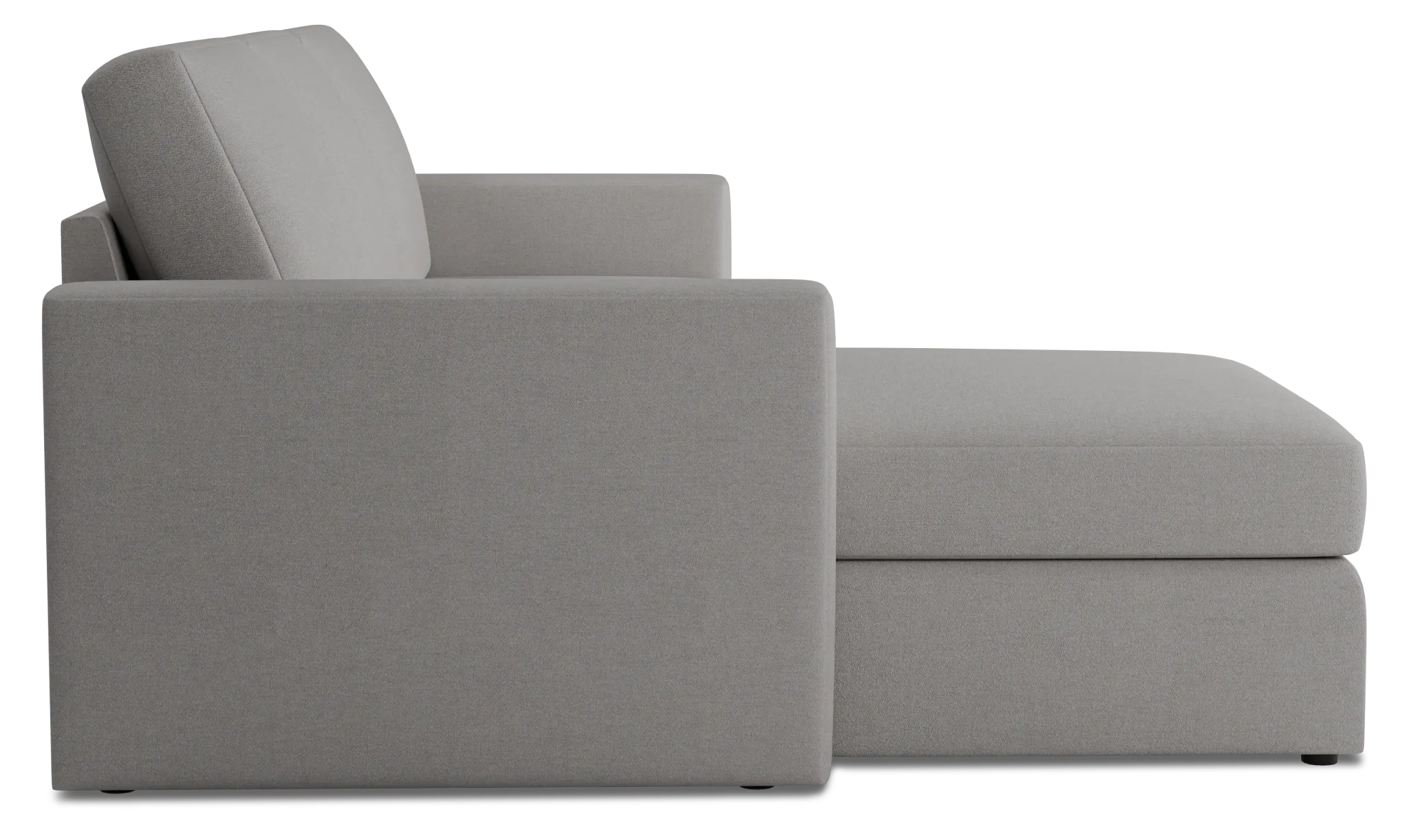 Citymod Light Gray Fabric Small Left Chaise Sectional