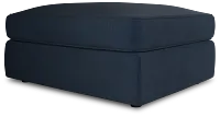 Siesta Revenue Dark Blue Fabric Ottoman