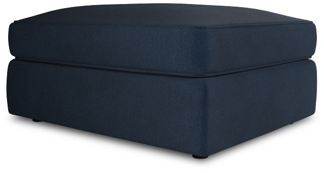 Siesta Revenue Dark Blue Fabric Ottoman