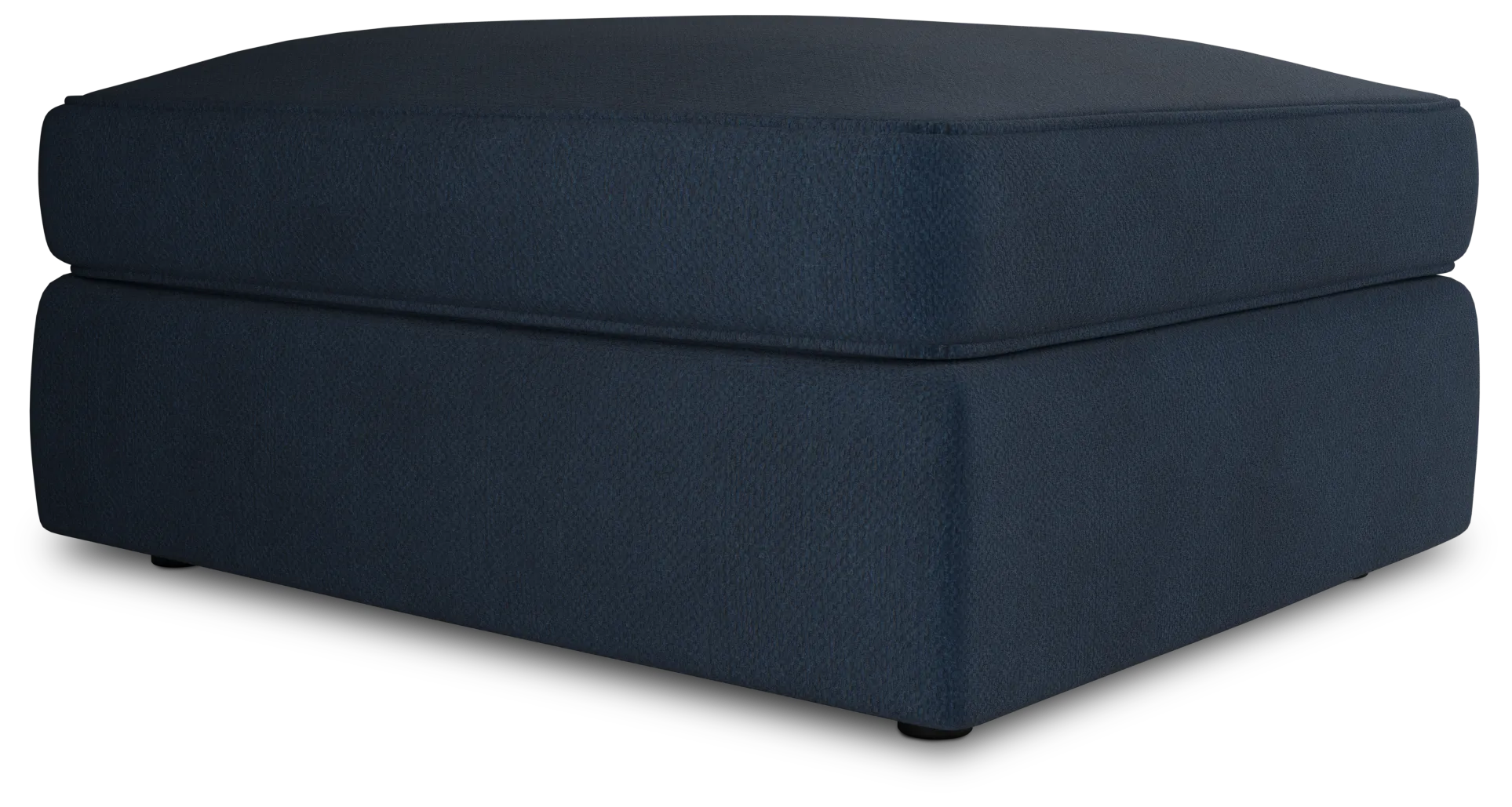 Siesta Revenue Dark Blue Fabric Ottoman
