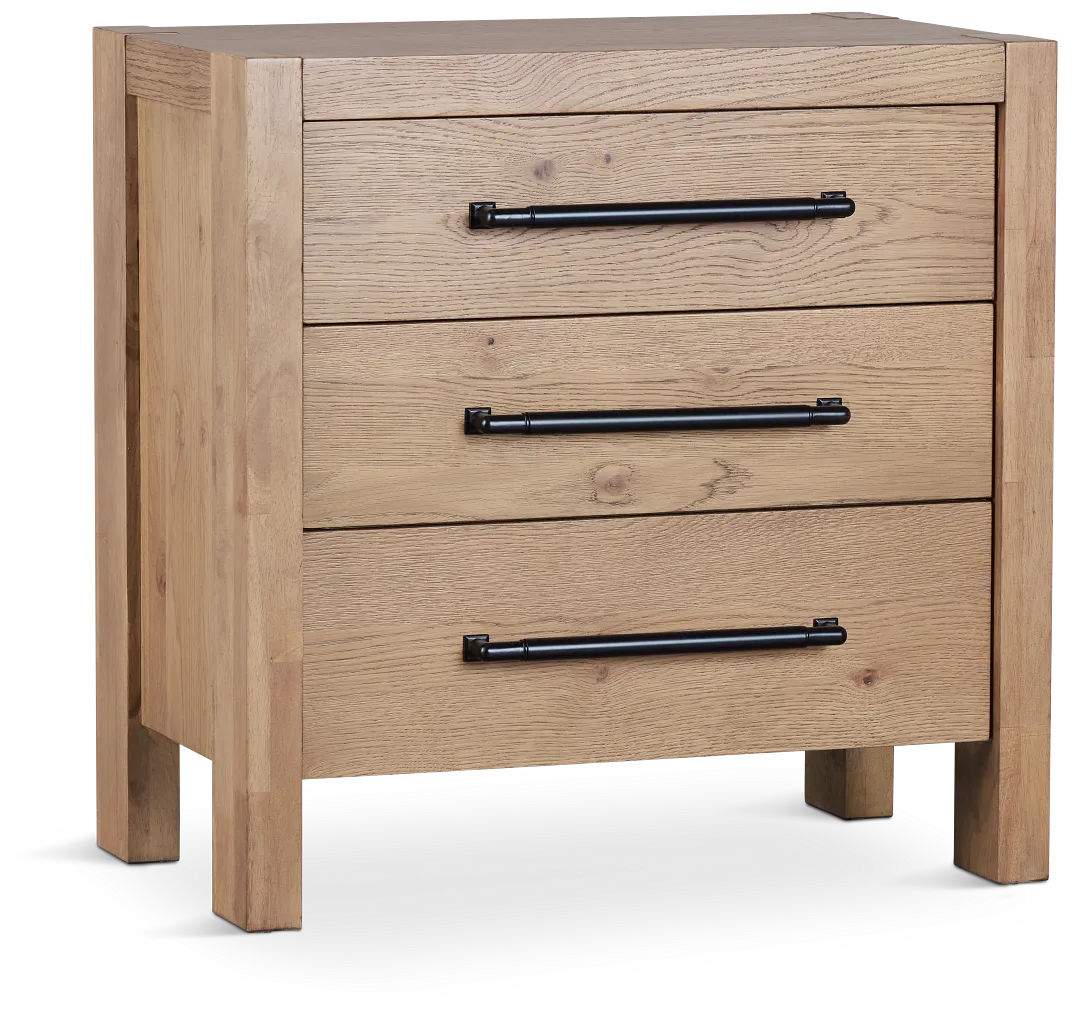 Tahoe Light Tone 3-drawer Nightstand