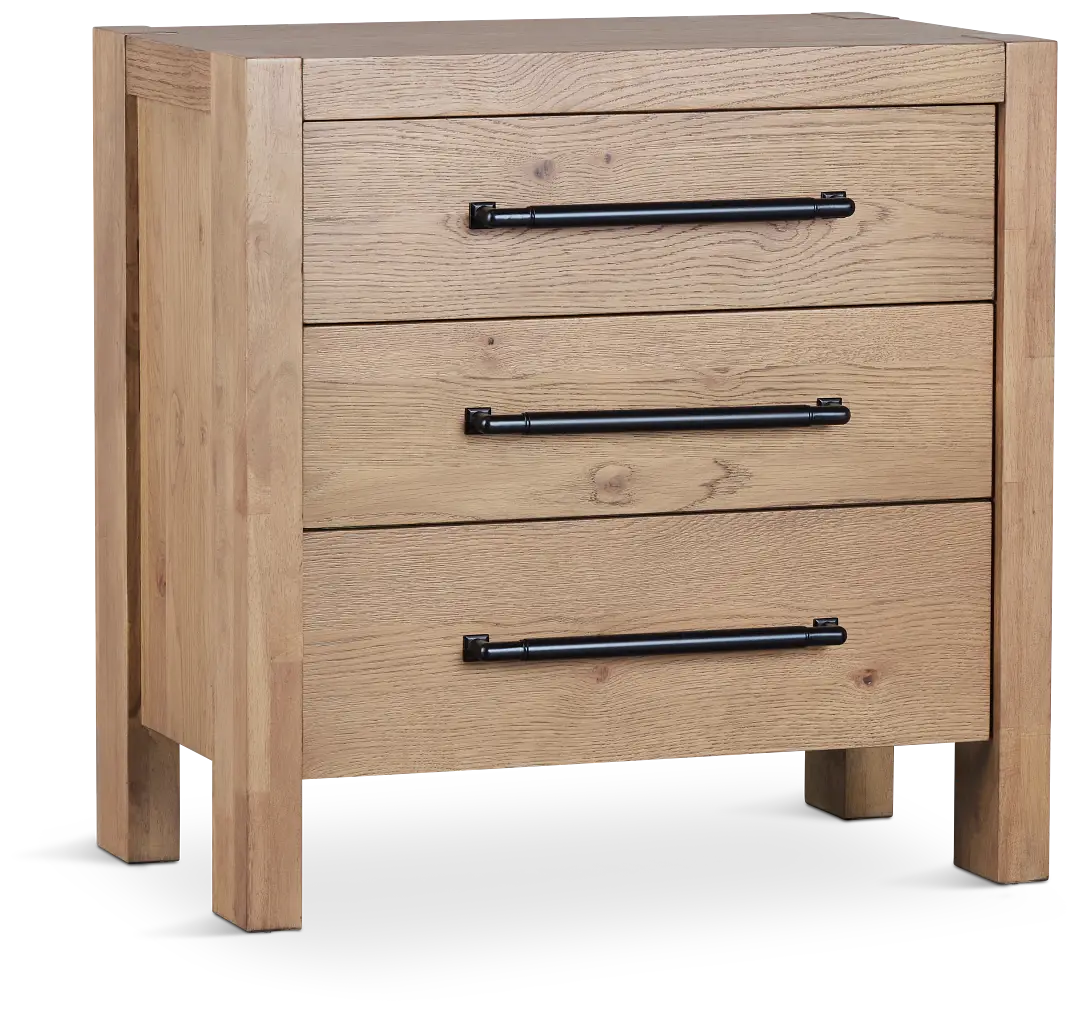 Tahoe Light Tone 3-drawer Nightstand Tahoe Light Tone 3-drawer Nightstand