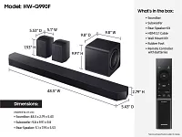 Samsung Q-series Soundbar Hw-q990f 11.1.4 Ch Soundbar