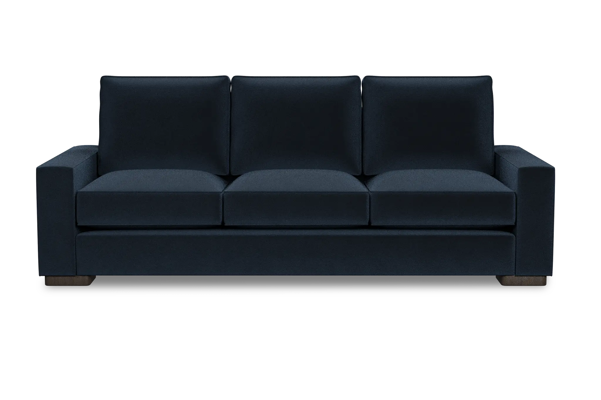 Edgewater Joya Dark Blue 96" Sofa W/ 3 Cushions Edgewater Joya Dark Blue 96" Sofa W/ 3 Cushions