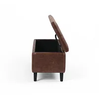 Four Hands Greg Brown Leather Trunk