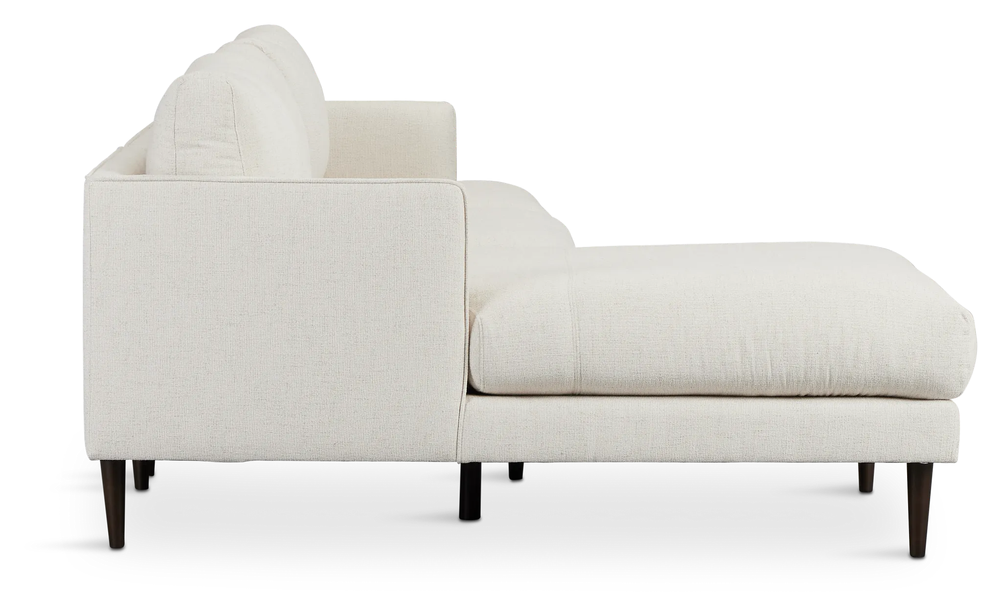 Easton Light Beige Fabric Left Chaise Sectional