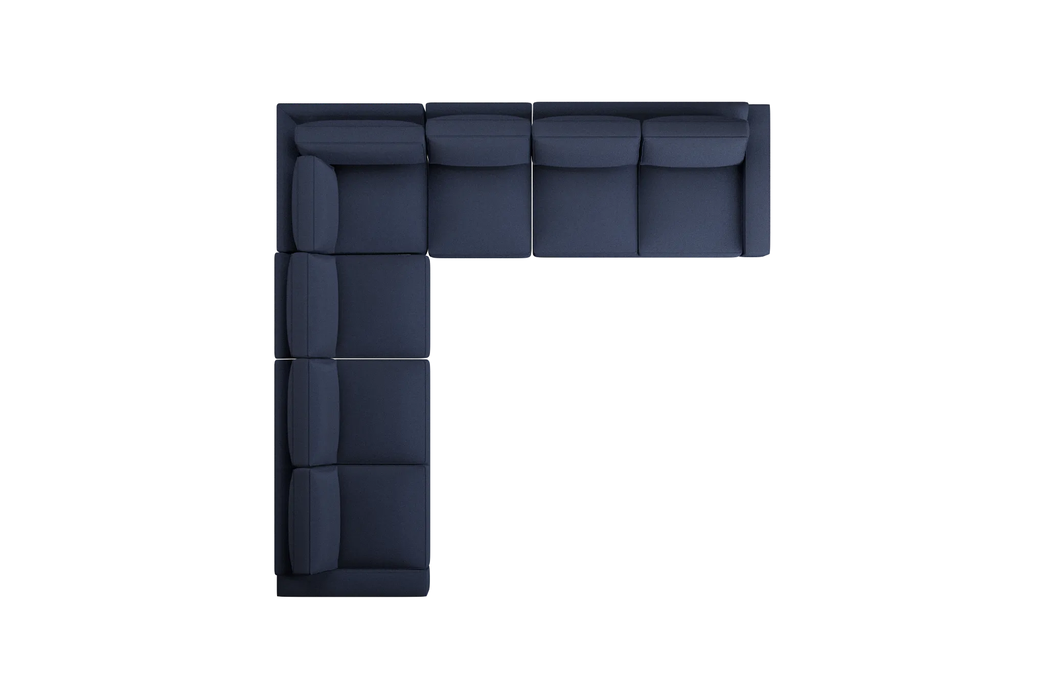 Edgewater Peyton Dark Blue Large Two-arm Sectional