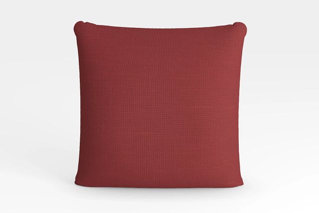 Haven Red Fabric 20" Accent Pillow (1)