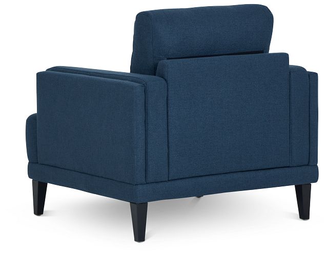 Shepherd Dark Blue Fabric Chair