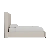 Grayton Gellar Brown 54" Upholstered Platform Bed