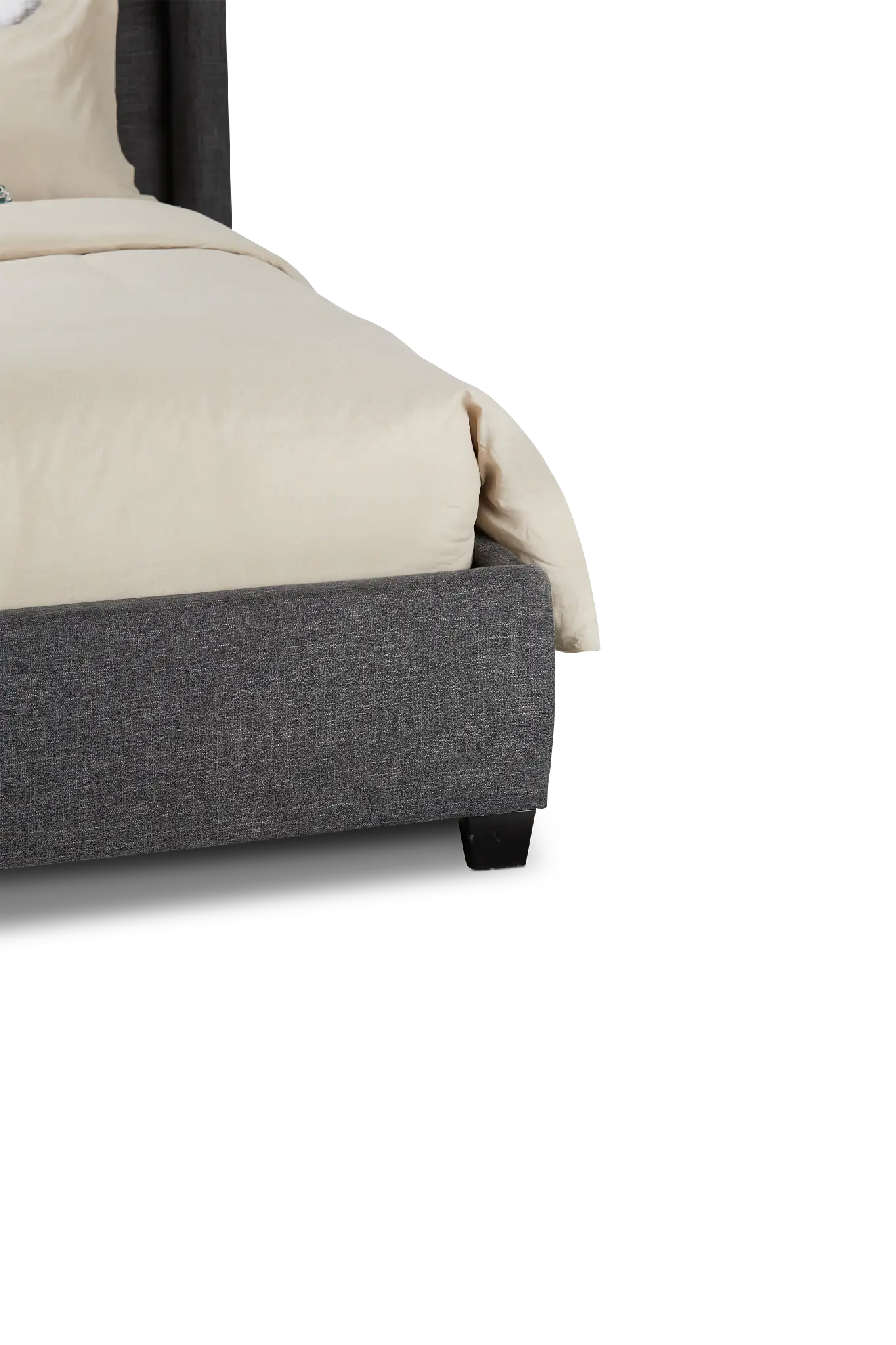 Chatham Dark Gray High Platform Bed Chatham Dark Gray High Platform Bed