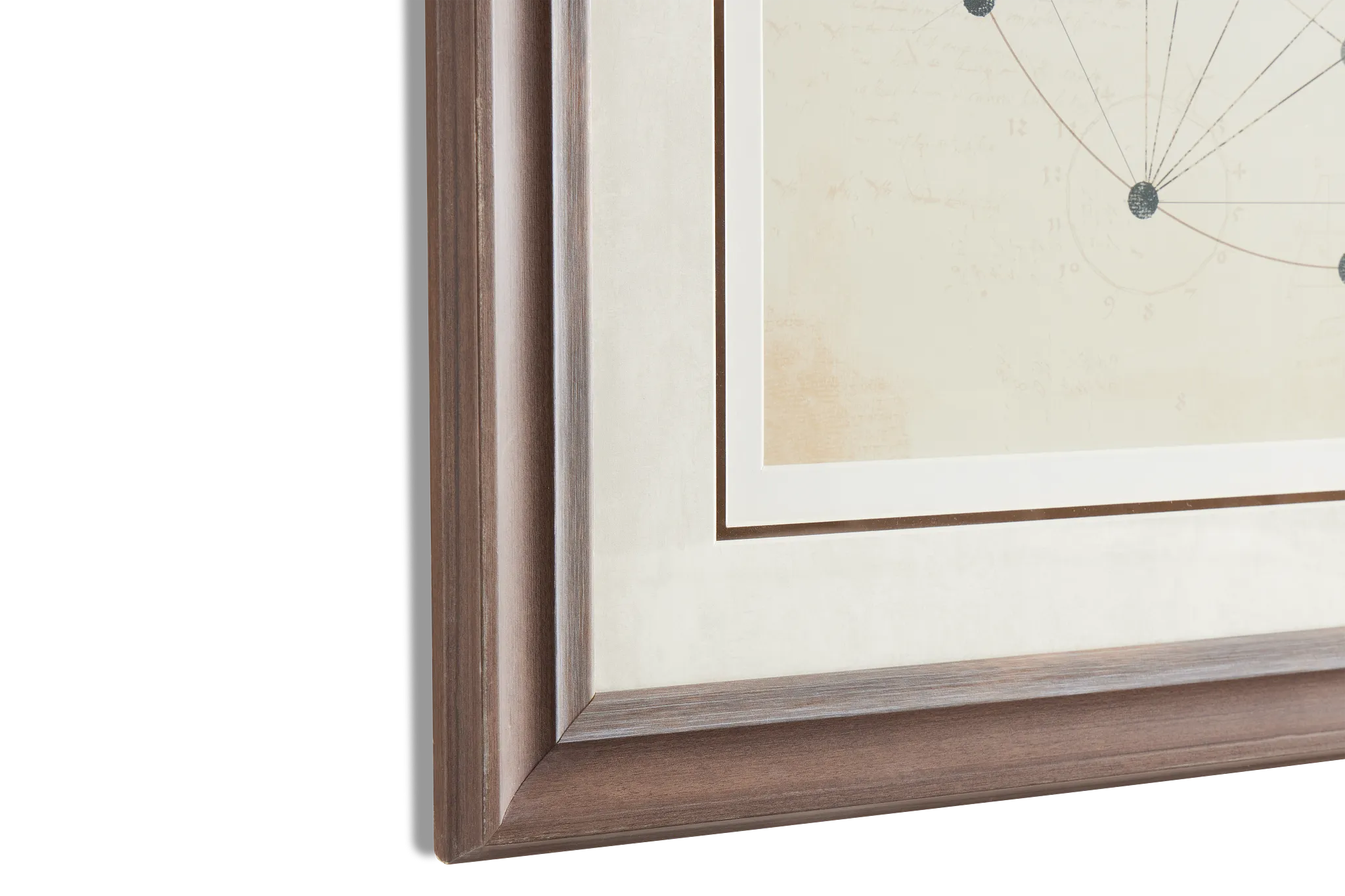 Ring Beige Framed Wall Art