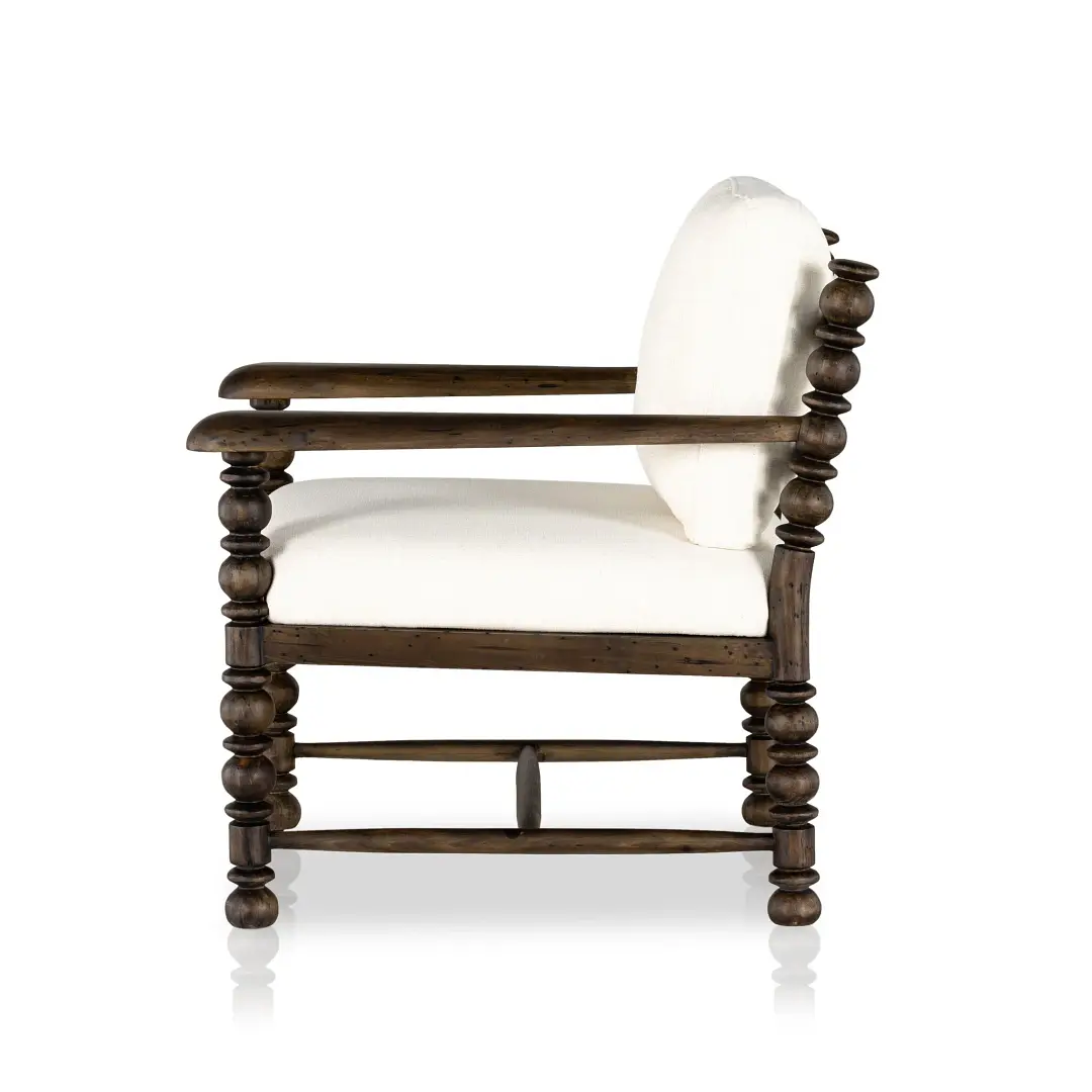 Four Hands Danis Ivory Fabric Accent Chair Four Hands Danis Ivory Fabric Accent Chair