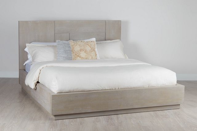 Destination Light Tone Platform Bed