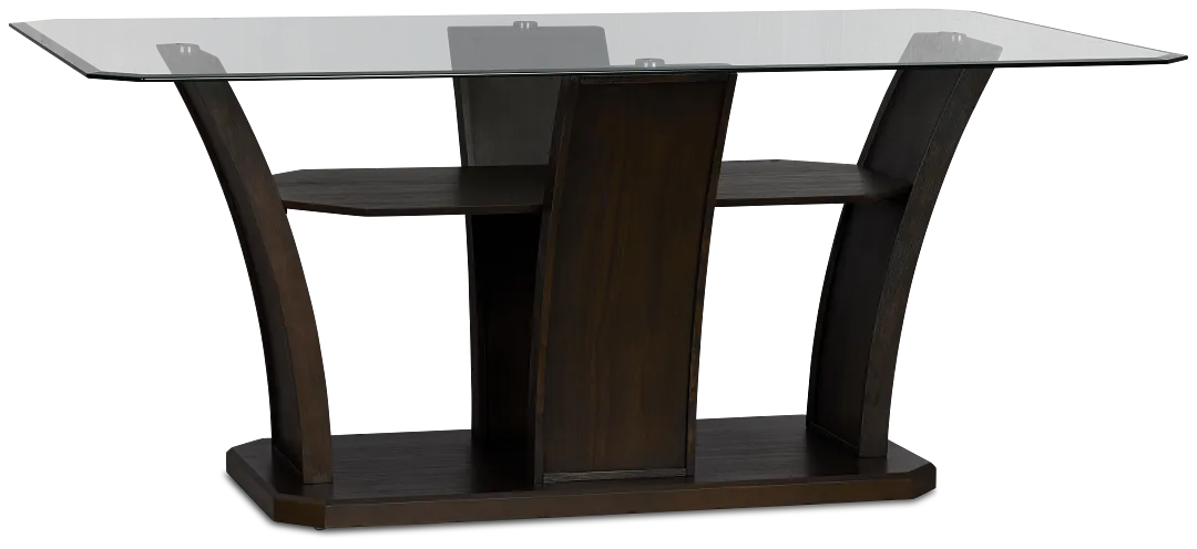 Roswell Glass Rectangular Table