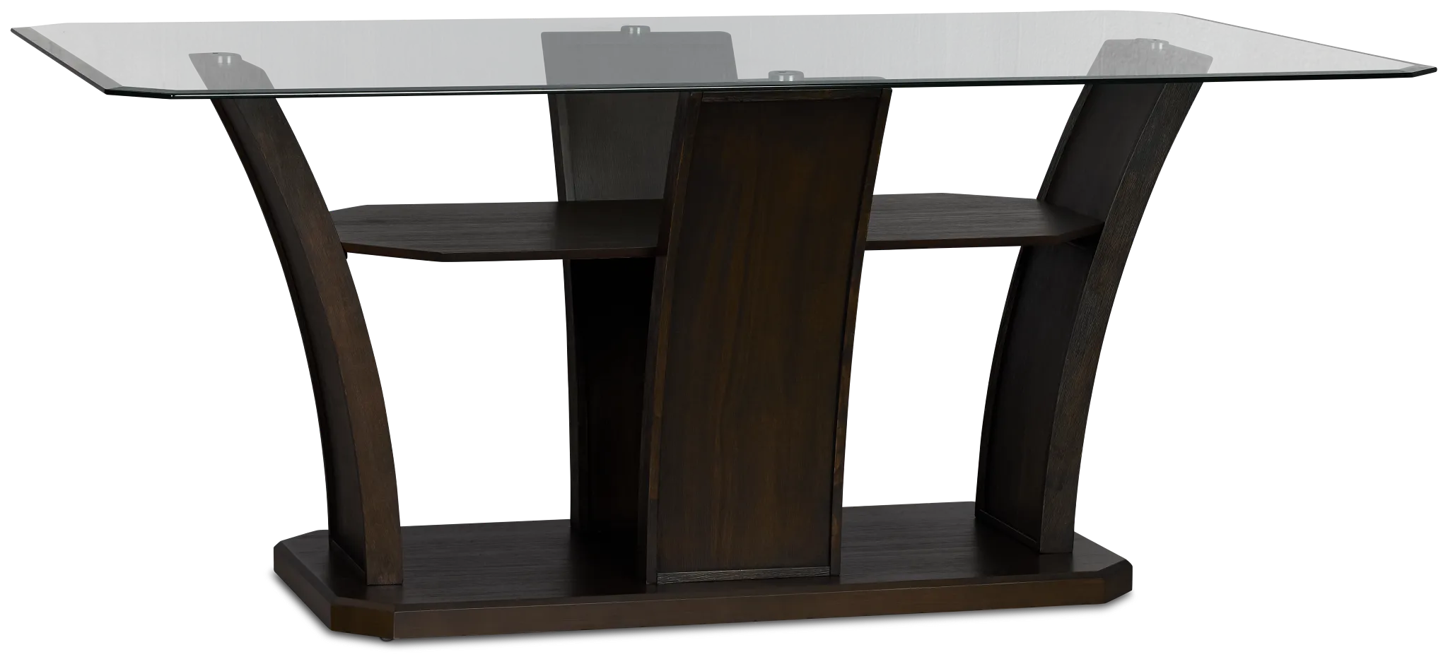 Roswell Glass Rectangular Table