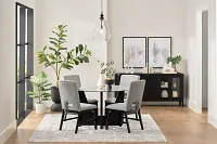 Oxford Glass Round Table