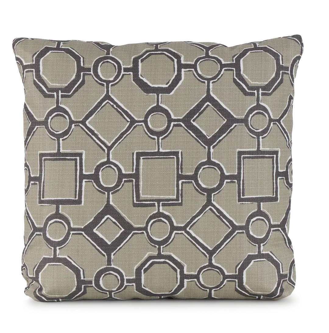 Brazil Light Beige 18" Indoor/outdoor Square Accent Pillow Brazil Light Beige 18" Indoor/outdoor Square Accent Pillow