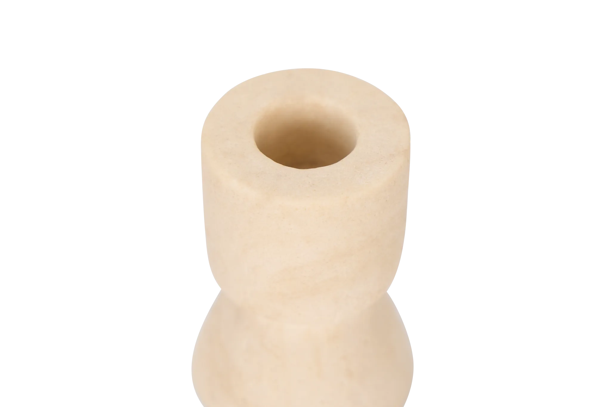 Jorah Beige Small Candle Holder