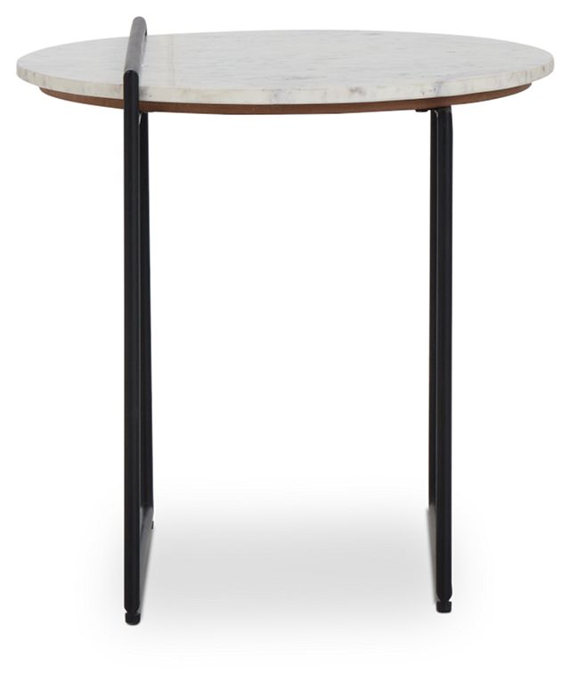 Echo White Accent Table