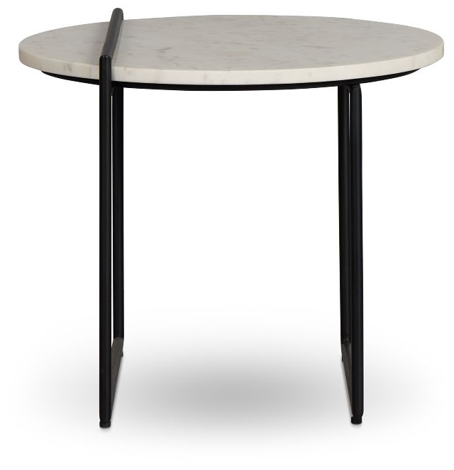 Echo White Accent Table