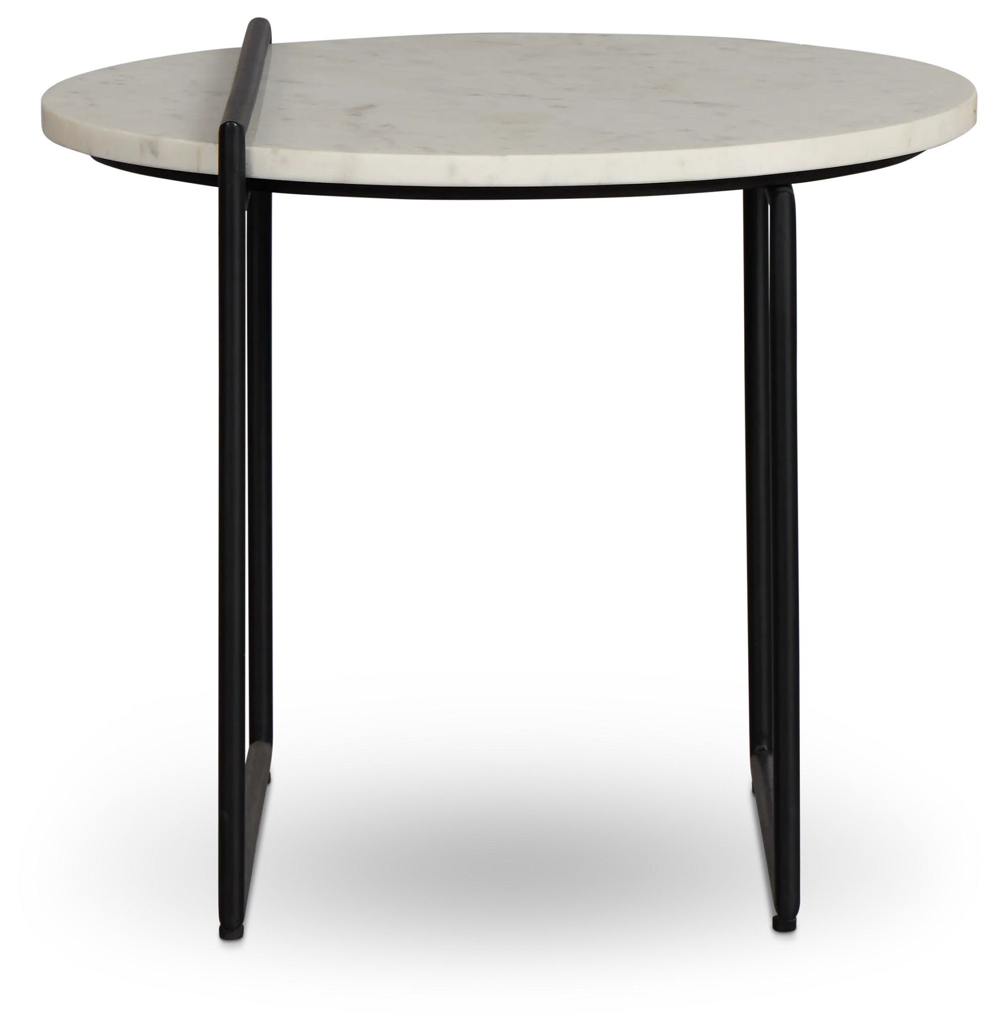 Echo White Accent Table