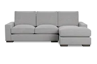 Edgewater Maguire Gray Right Chaise Sectional