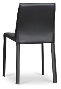 Lagos Black Upholstered Side Chair