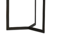 Lilia Black Marble Accent Table