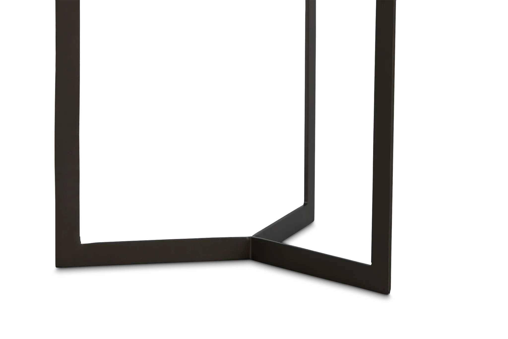 Lilia Black Marble Accent Table