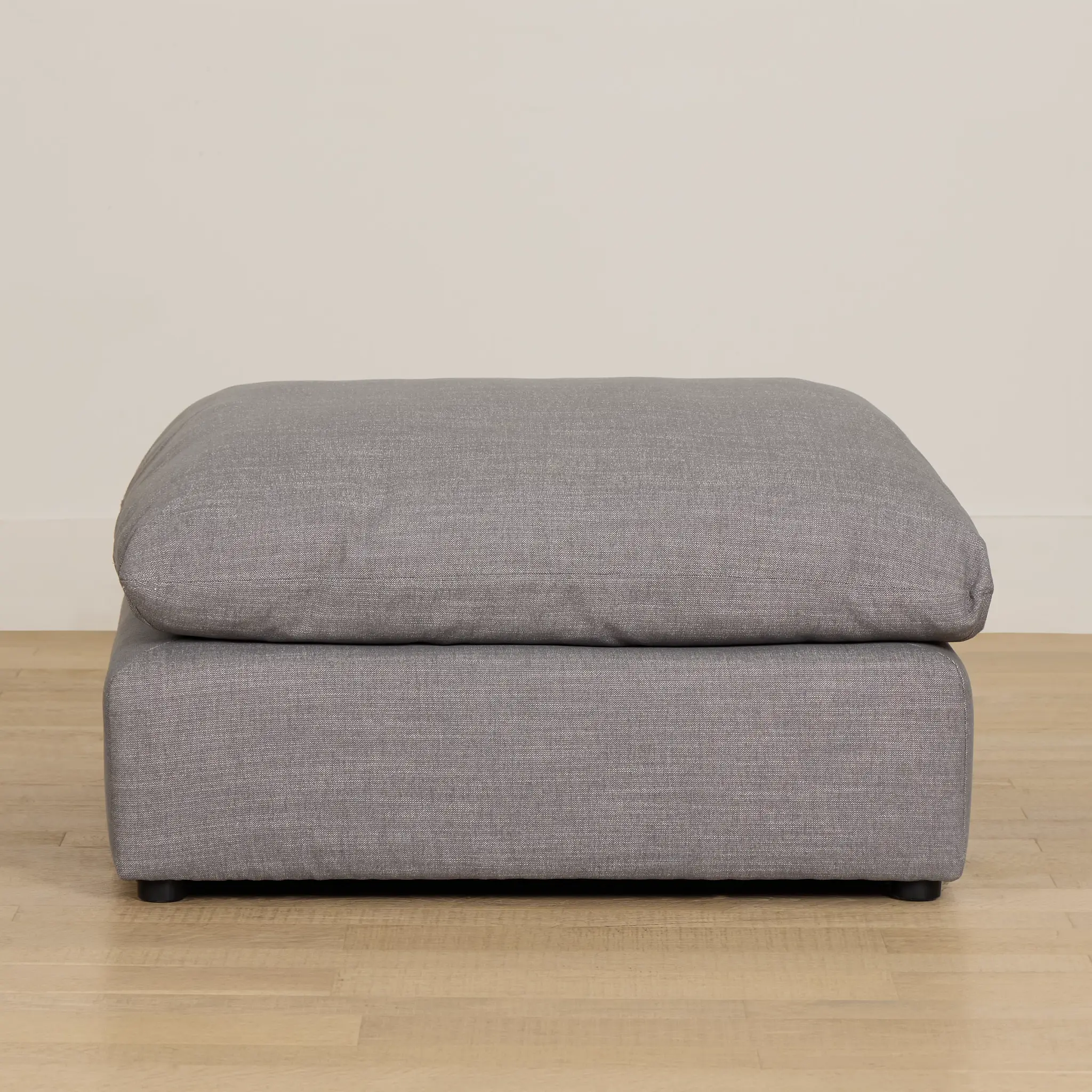 Serena Gray Fabric Ottoman Serena Gray Fabric Ottoman