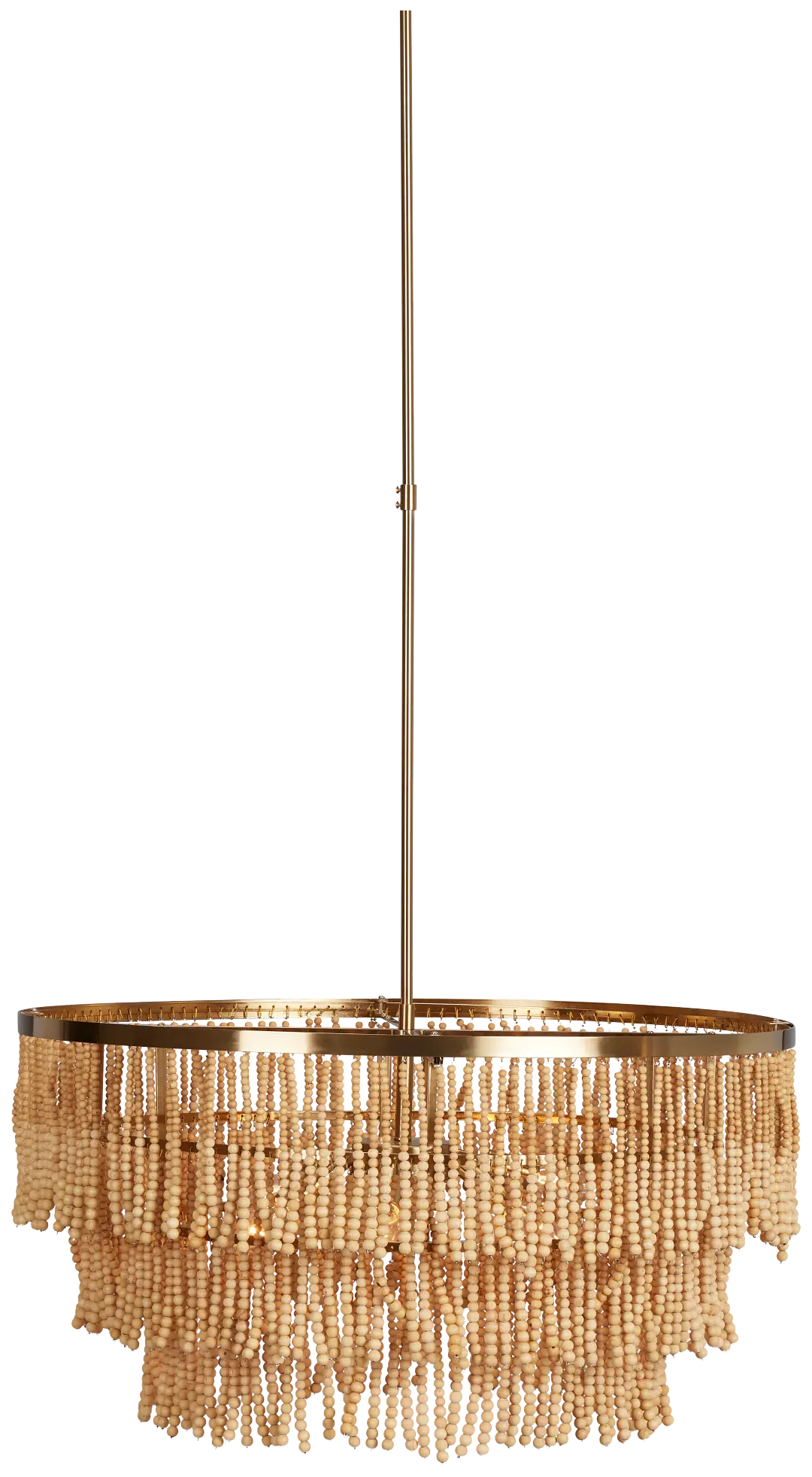 Sago Light Tone Wood Chandelier Sago Light Tone Wood Chandelier