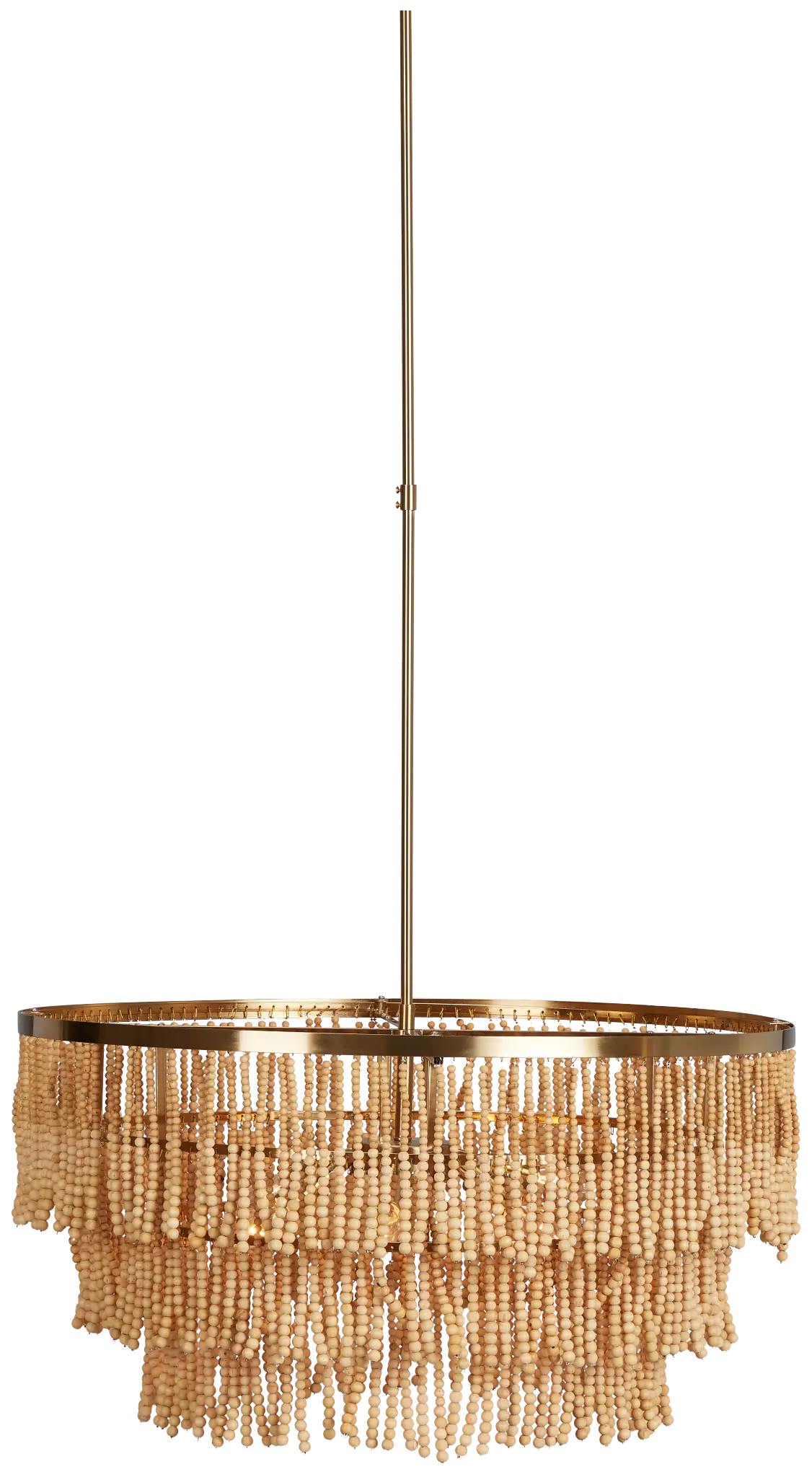 Sago Light Tone Wood Chandelier Sago Light Tone Wood Chandelier