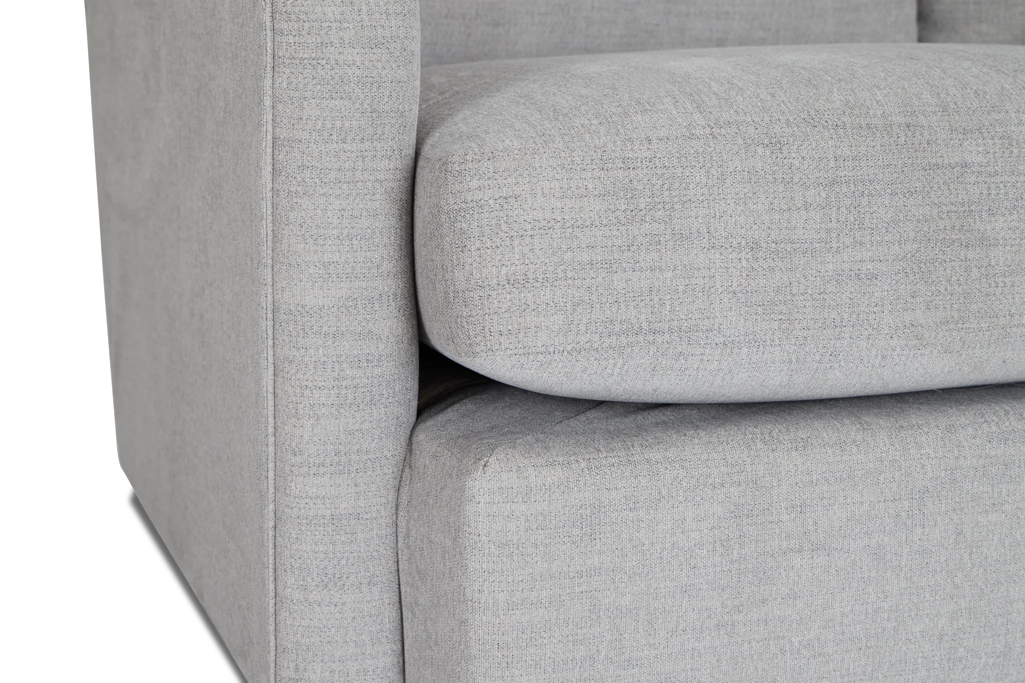 Noah Gray Fabric Medium Two-arm Sectional