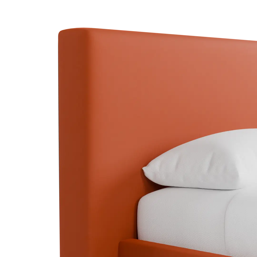 Grayton Joya Orange 44" Upholstered Platform Bed Grayton Joya Orange 44" Upholstered Platform Bed