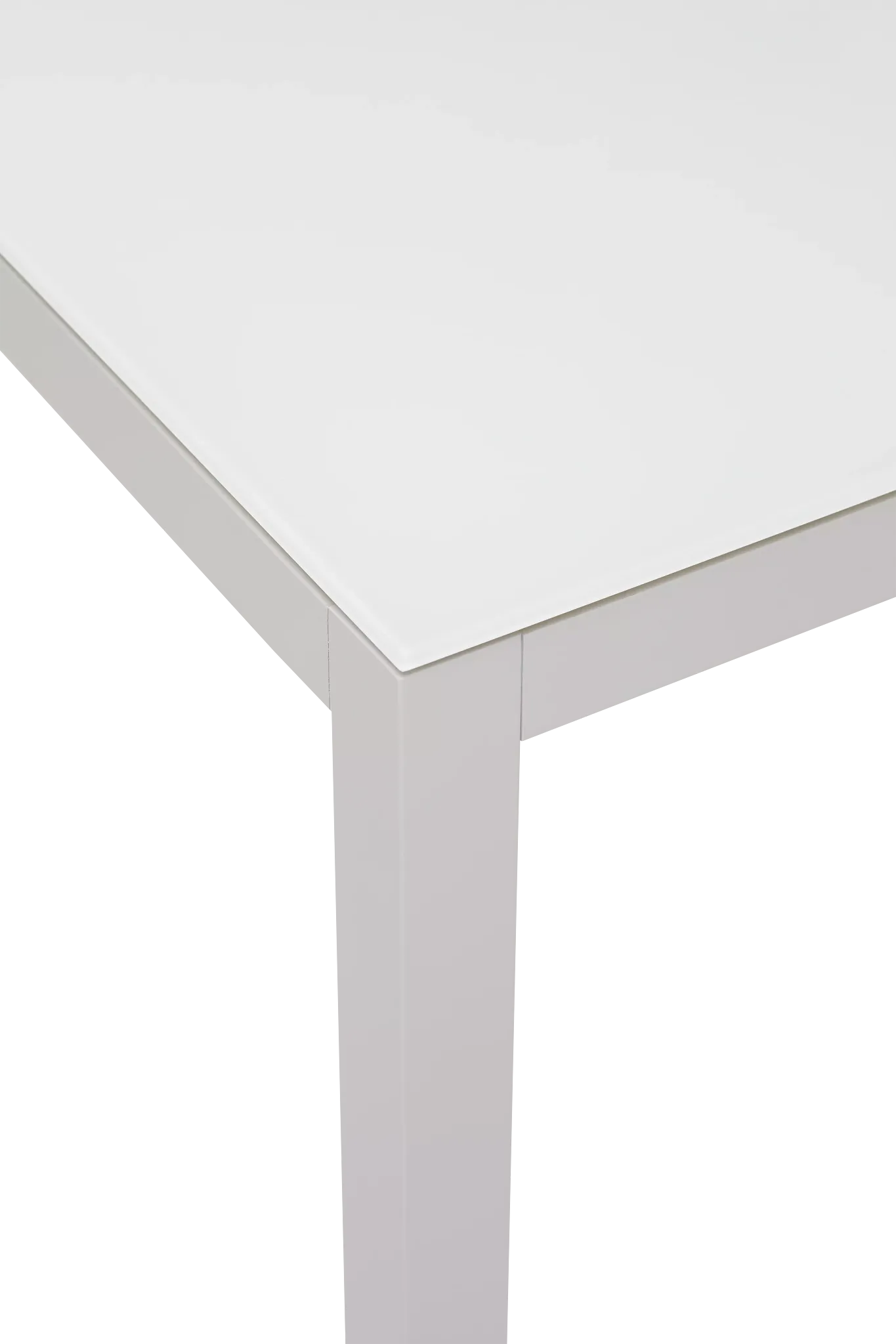 Lisbon White 36" Square Table & 4 Chairs