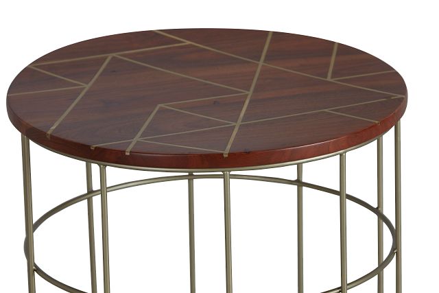 Briella Dark Tone Accent Table