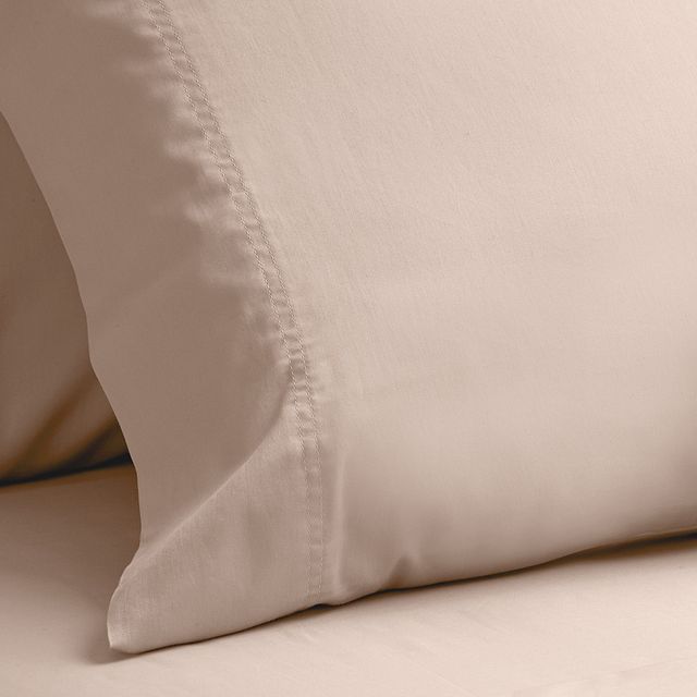 Rest & Renew Cotton Sateen Pink 300 Thread Sheet Set