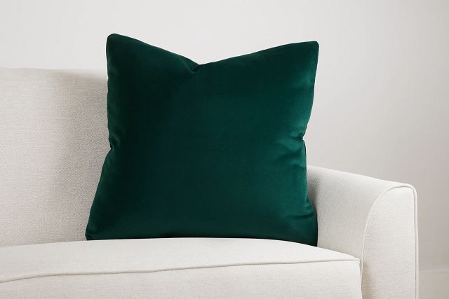 Reign Dark Green 24" Accent Pillow