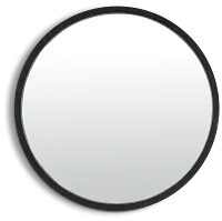 Aidan Blackround 42" Mirror