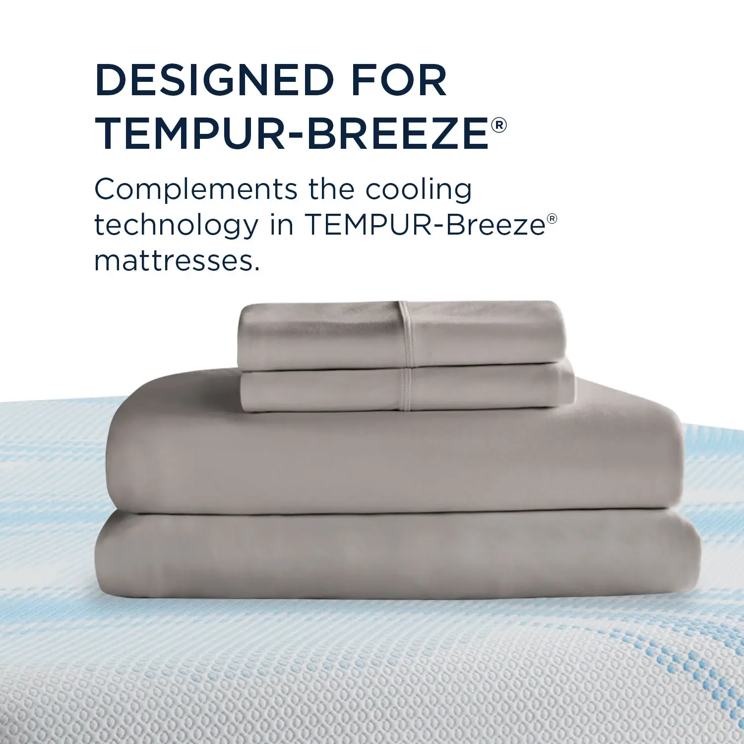 Tempur-pedic Breeze Cooling Dark Gray Split King Sheets Tempur-pedic Breeze Cooling Dark Gray Split King Sheets