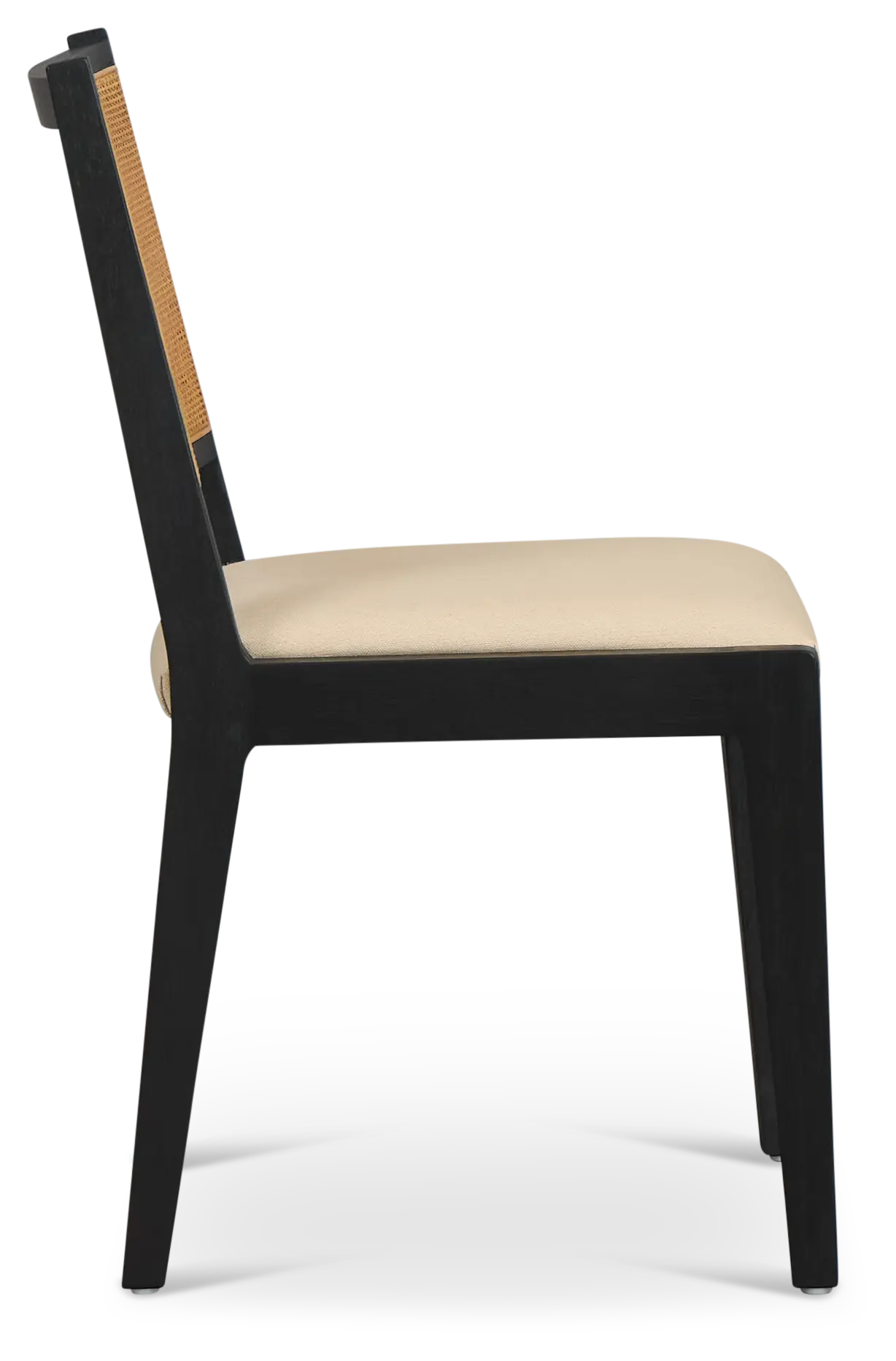 Pacific Black Woven Upholstered Side Chair Pacific Black Woven Upholstered Side Chair