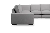Edgewater Revenue Gray Large Two-arm Sectional
