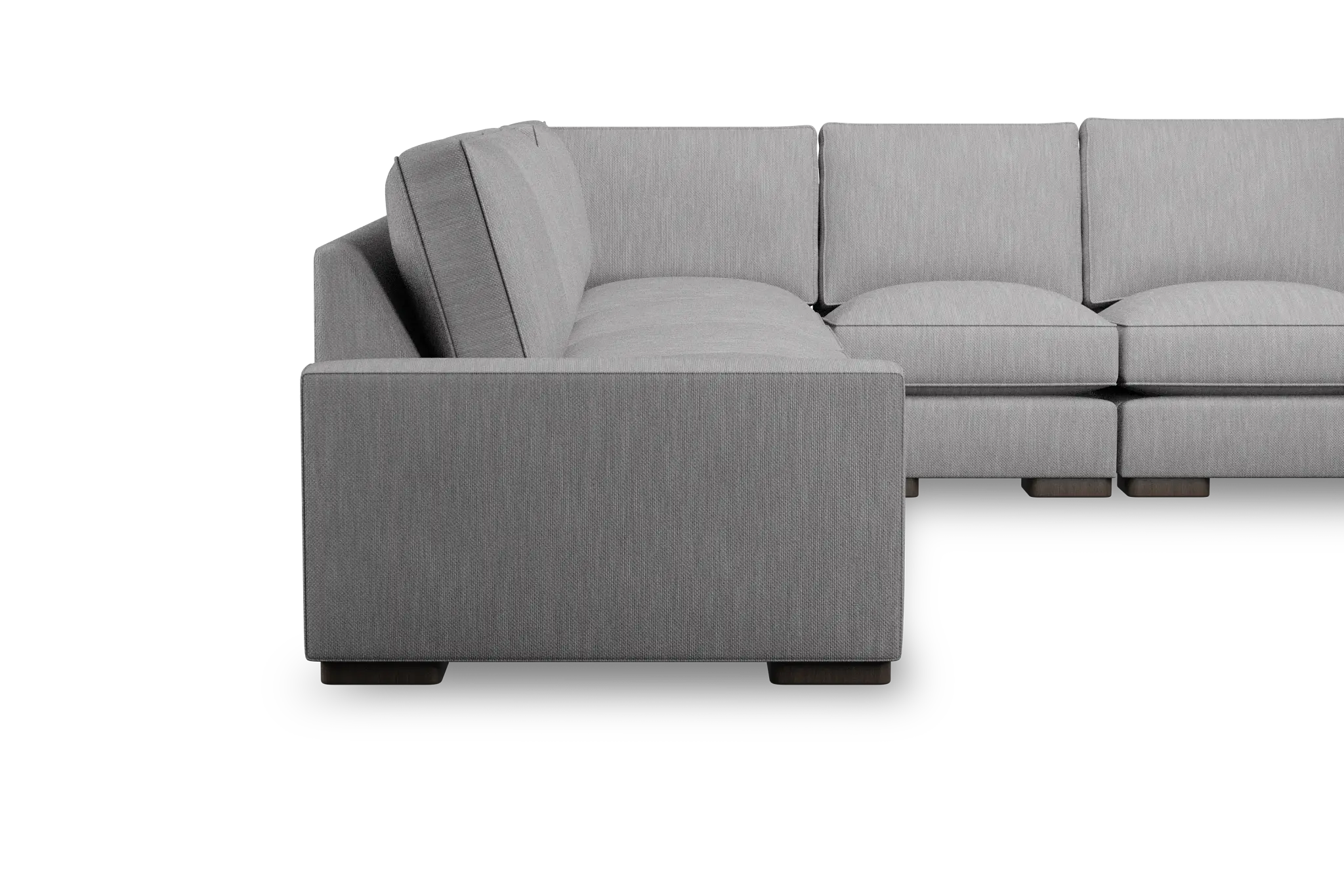 Edgewater Revenue Gray Large Two-arm Sectional Edgewater Revenue Gray Large Two-arm Sectional