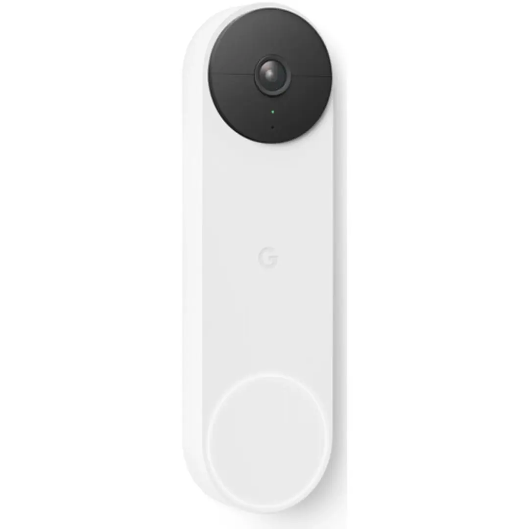 Google Nest Video Battery Powered Doorbell White Smart Door Bells Google Nest Video Battery Powered Doorbell White Smart Door Bells
