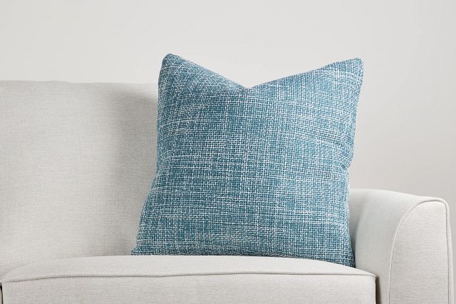 Sutton Teal 24" Accent Pillow