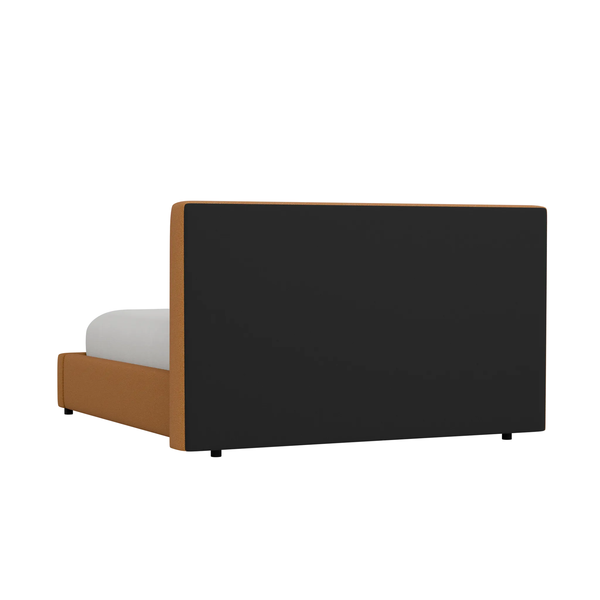 Grayton Elite Light Brown 44" Upholstered Platform Bed