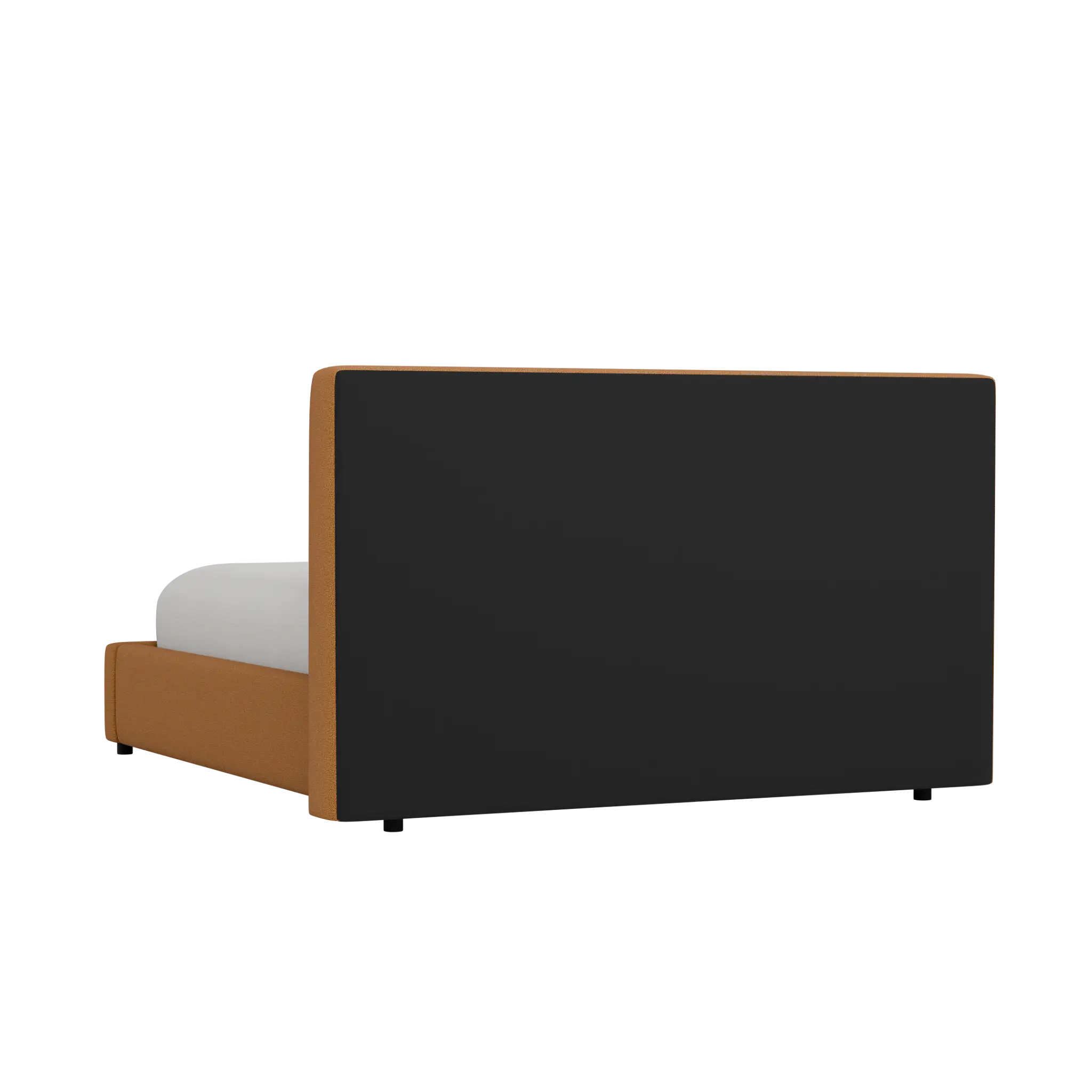 Grayton Elite Light Brown 44" Upholstered Platform Bed Grayton Elite Light Brown 44" Upholstered Platform Bed