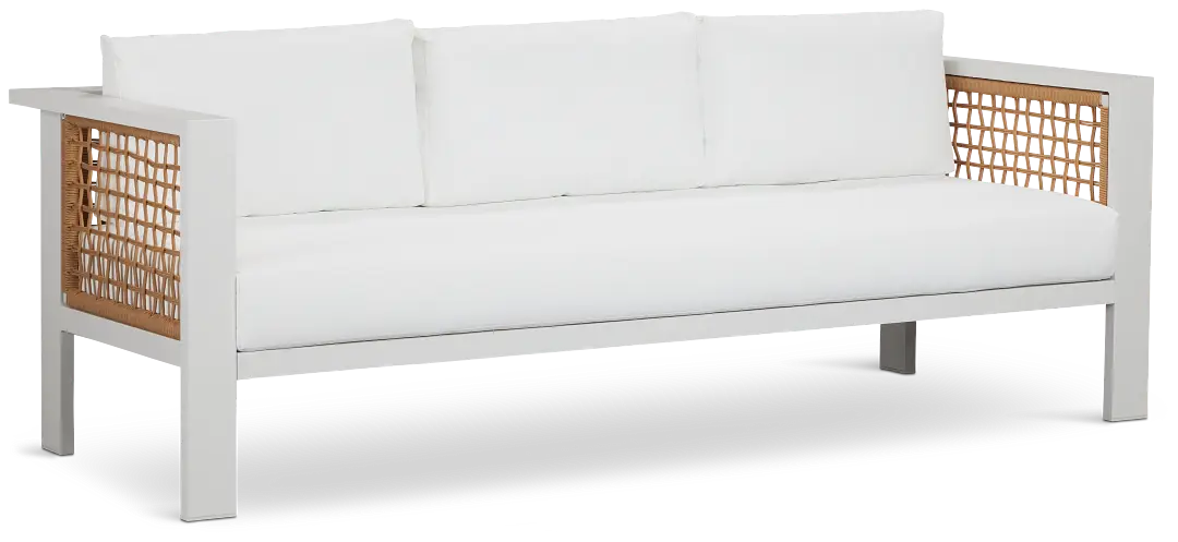 Sunrise White Sofa Sunrise White Sofa
