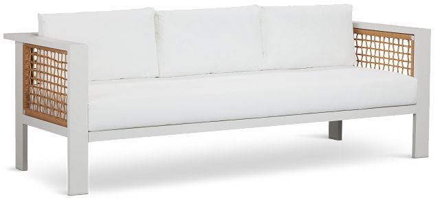 Sunrise White Sofa